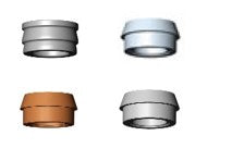 Locator Retention Inserts\Matrices Set
