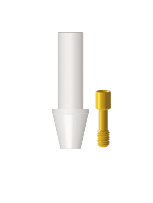 PCB NH plastic cylinder abutment W. without hex